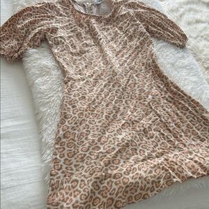 Love, Fire Animal Print Dress M